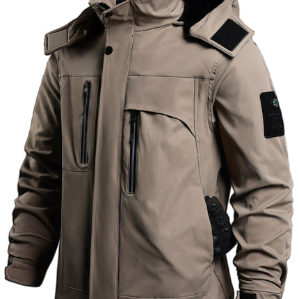 Cross-Border Winter Cold-Proof and Warm Work Clothes, Outdoor Jackets, Waterproof Loose Cycling and Crawling Tactical Suits