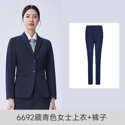 Autumn and Winter New Elastic Suit Suits for Men and Women, Business Formal Wear, Professional Wear, Work Clothes, Work Clothes Wholesale