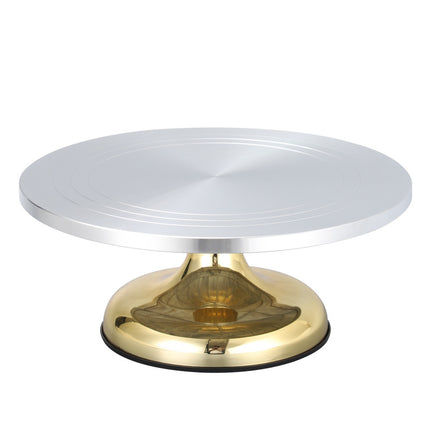 Aluminum Alloy cake turntable new baking tools DIY birthday cake turntable mold non-slip decorating table utensils
