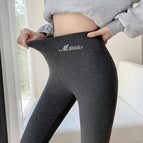 Dark gray-high waist trousers / L (fits 40~62.5kg )