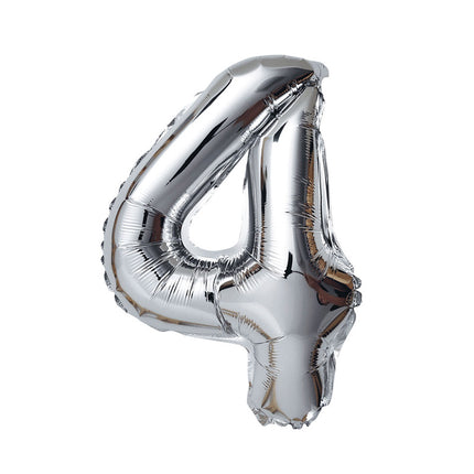 32 inch fine packaging digital aluminum foil balloon independent paper card packaging birthday party decoration floating air ball wholesale