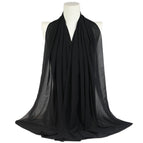 Black / 180*70cm (Pearl chiffon)