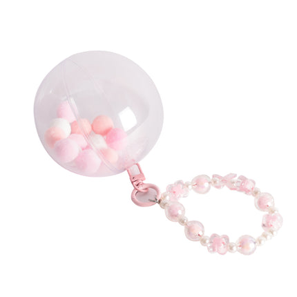 Acrylic Transparent Storage Display Ball Round Bag Keychain Pendant crybaby Cute Doll Storage Ball