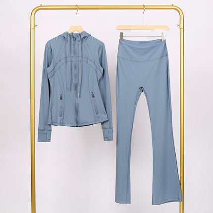 Lulu Df Stand-Up Collar Jacket Short Coat Tight-Fitting Stand-Up Collar Stretch Jacket with Gold Zipper Fitness Yoga Wear