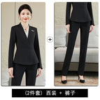 Black suit + 8180 black pants / S