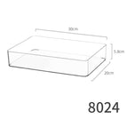 8024.short transparent box-large pet with high transparency can be stacked