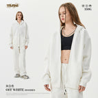 creamy-white-Zip Sweat / S