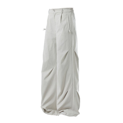 2025 Summer New Men's Pants Drape Casual Pants Loose Straight Simple Cargo Pants Foreign Trade New Long Pants Men