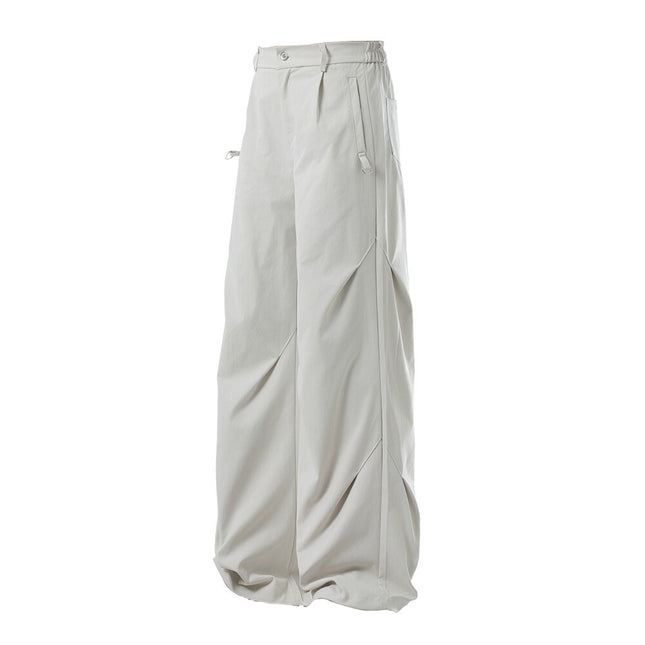 2025 Summer New Men's Pants Drape Casual Pants Loose Straight Simple Cargo Pants Foreign Trade New Long Pants Men