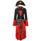 Red pirate [Skirt + hat + belt]] / S