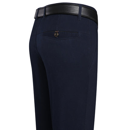 Summer Men's Spring Thin Casual Pants Men's Middle-aged Dad Loose Straight Pants Business Fashion Cotton Pants Men's Pants