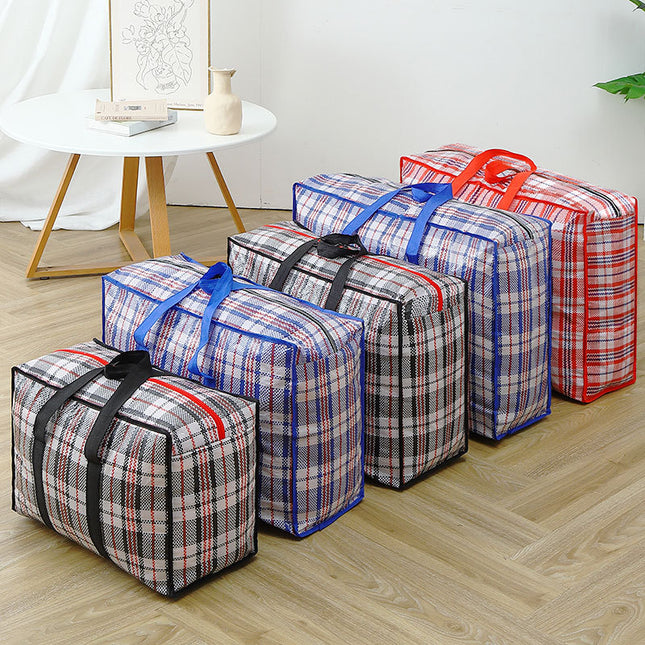 Moving Bag, Tote Bag, Moving Packing Bag, Woven Bag, Luggage Bag, Quilt Large Bag, Student Dormitory Storage Organizer