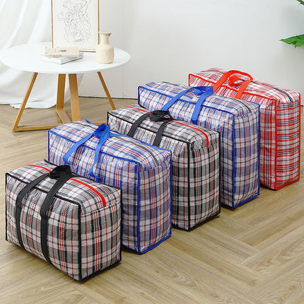 Moving Bag, Tote Bag, Moving Packing Bag, Woven Bag, Luggage Bag, Quilt Large Bag, Student Dormitory Storage Organizer