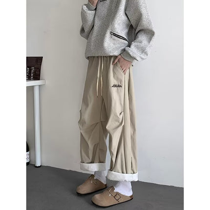 2025 New Loose Casual Pants for Men Korean Style Trendy Versatile Pants Summer Drapey Wide-Leg Floor-Length Trousers