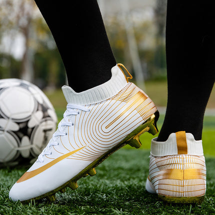 Cross-border Golden Football Shoes Men's TF Broken Nails Adult Competition AG Spike sneaker Wholesale