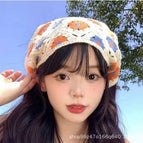 Double flower-blue orange
