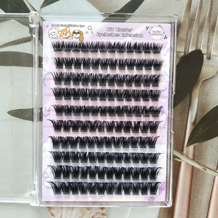 New European and American 10-Row Mj87 Amazon DIY Self-Grafting Set European and American Thick and Popular Cross-Border False Eyelashes
