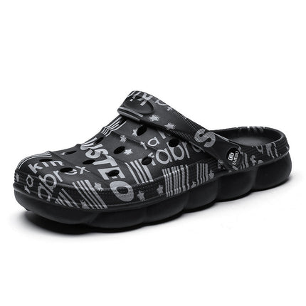 Couple's Cave Shoes Outdoor Non-slip Thick-soled Men's Beach Shoes Summer Outdoor Camouflage Two-Wearing Soft-soled Baotou Slippers