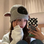 Lamb hat gray