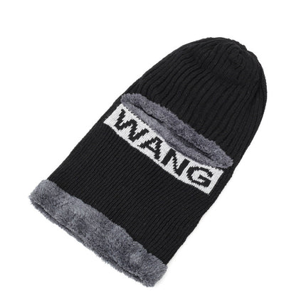 New Men's Hat with Fleece Lining, Thickened for Outdoor Use, Unisex Winter Pullover Beanie, Windproof for Northeast Cold