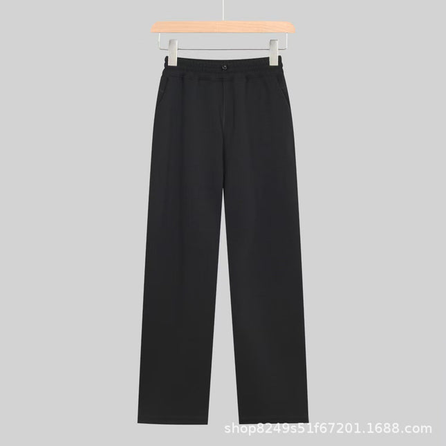 Lulu Women's Straight Air Pants Softstreme Wide-Leg Slimming Look Modal Casual Loose High-Waist Casual Versatile