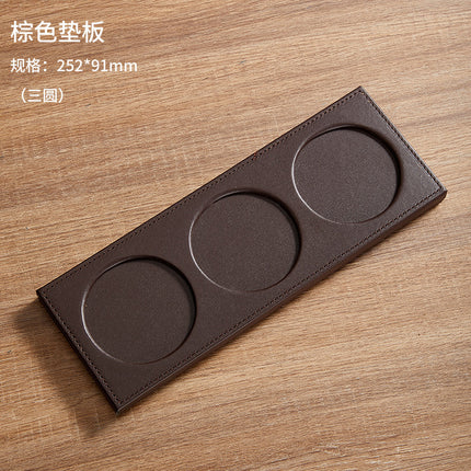 High-End Leather Hotel A4 Writing Board with Magnetic Buckle, Leather Coaster, Folder, Signing Document Board, Can Be Printed with Logo