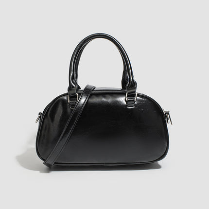 Cross-Border Trendy Bowling Bag for Women 2026 Spring/Summer New Pillow Bag Retro Versatile Shoulder Crossbody Bag