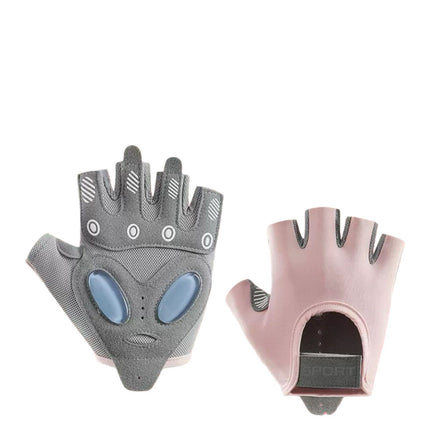Sports Gloves for Women, Yoga, Fitness, Non-Slip, Shock-Absorbing, Half-Finger, Anti-Callus, Cycling Fitness Gloves, Women's Anti-Callus Gloves