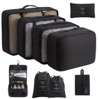 Nine-piece set/small bunch pocket/hook bag [black] / 290t twill tarpaulin
