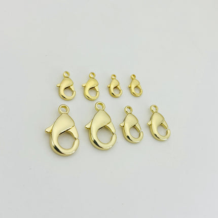 DIY Jewelry Accessories 14k18k Gold Color Preservation Korean Lobster Buckle Homemade Bracelet Necklace Accessories Material