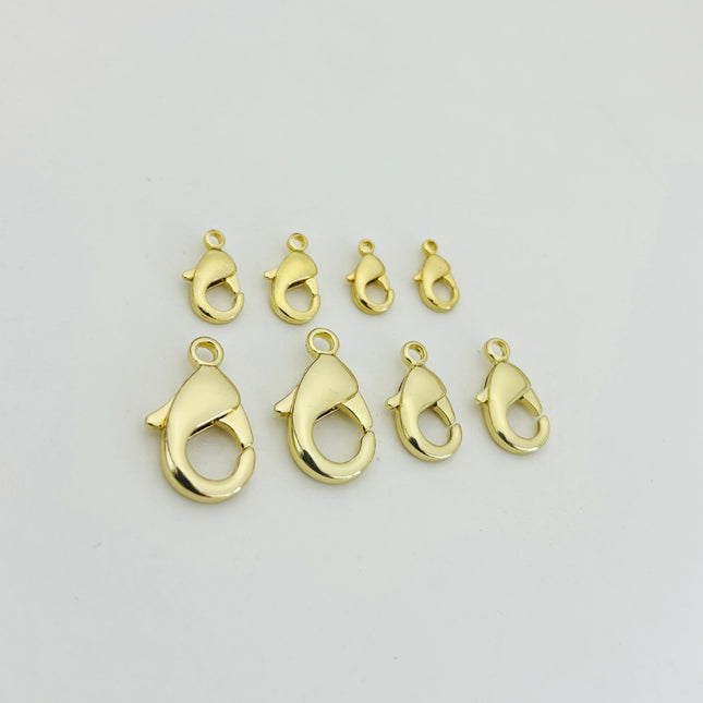 DIY Jewelry Accessories 14k18k Gold Color Preservation Korean Lobster Buckle Homemade Bracelet Necklace Accessories Material