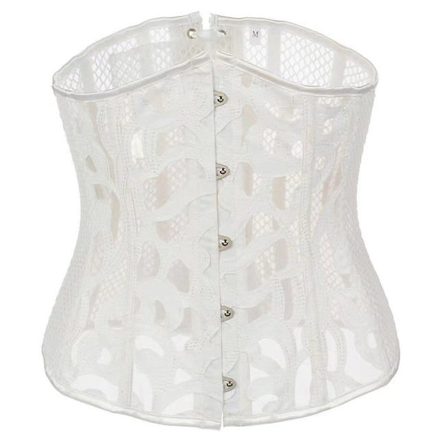 Mesh Hollow Short Waist Clip Sexy Breathable Girdle Shapewear Amazon Aliexpress Cross-Border Supply Dropshipping