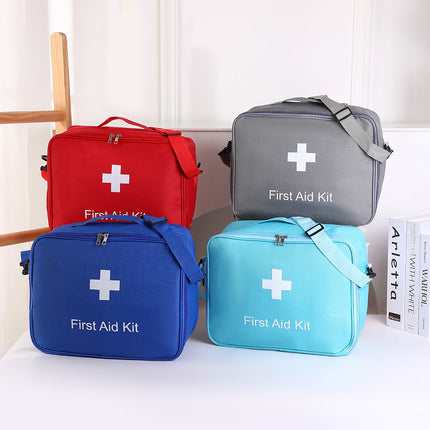 Household Medicine Box, Travel Portable Medicine Box, Carry-On Medicine Storage, Large-Capacity Cross-Body Rescue Medicine Cosmetics Bag
