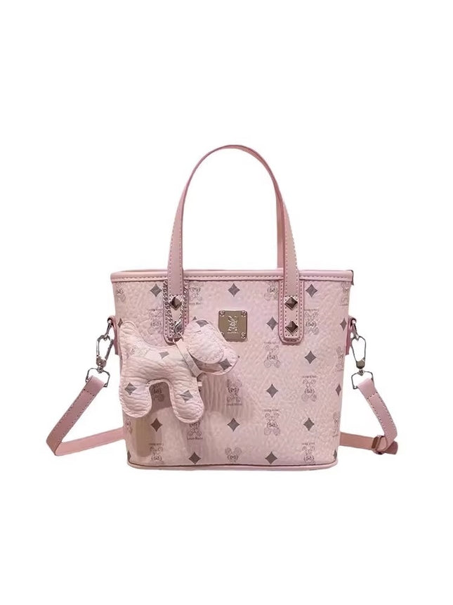 Hong Kong Pu Single-Shoulder Textured Crossbody Small Tote Bag for Women 2026 New Style Textured Handbag Basket Bag for Women