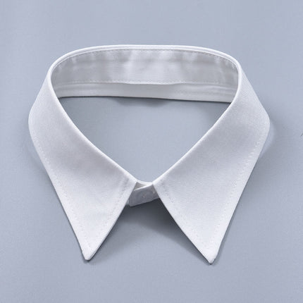 All-Match Decorative Single Collar Solid Color Shirt Collar Women's Collar Bib Summer Fake Collar Cotton Street Small Square Collar
