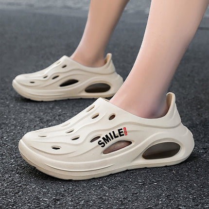 Garden Hole Shoes Men's 2025 Summer New Style Outer Wear Sports Non-slip Men's All-inclusive Casual plus size Wading Sandals