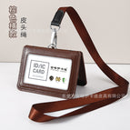Brown Leather Horizontal Headline