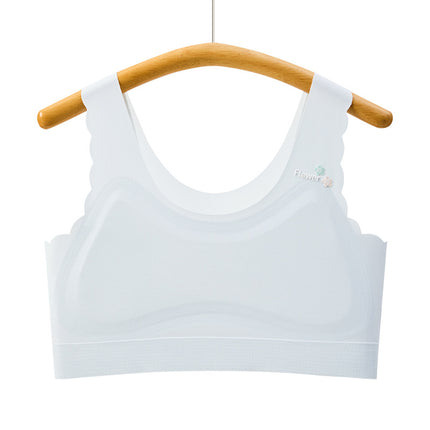 Girls' Intimates Development Period Junior High School Students High School Kidsren's Bra Students Seamless Summer Thin Vest