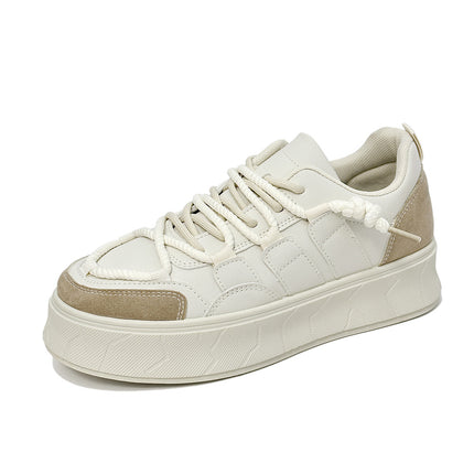 Men's Sneakers Japanese Style Trendy Versatile Shoes for Teenagers Original Niche Ins Thick-Soled Black and White Casual Shoes Trendy Ins Style