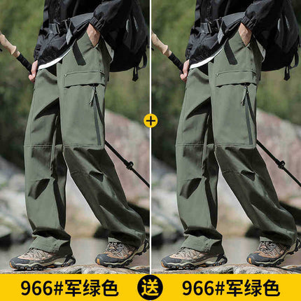Camel HJCAMEL Tooling Pants Men's Autumn and Winter New Fashion Brand Loose Straight Waterproof Windproof Casual