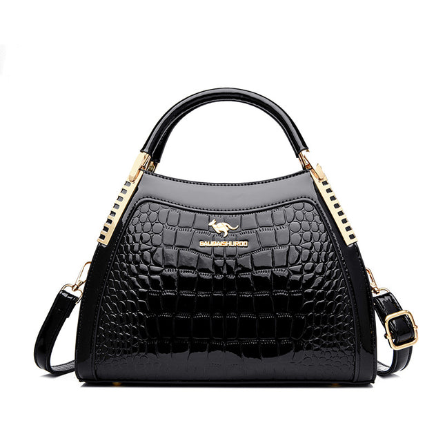 Bags Women's Bags Crocodile Pattern Handbags 2025 Foreign Trade New Trendy Ladies Handbags Women's Shoulder Bags