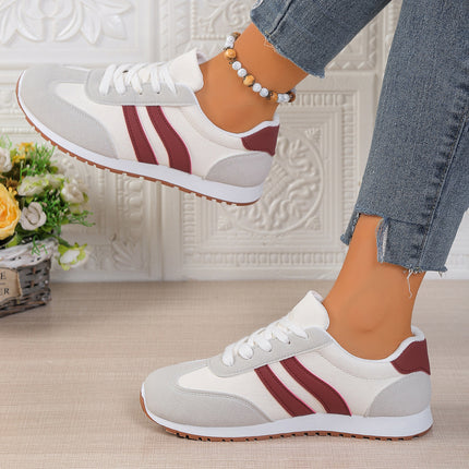 Women's Training Shoes 2025 Autumn New Korean Style Ins Student Casual Breathable Sports Versatile White Shoes