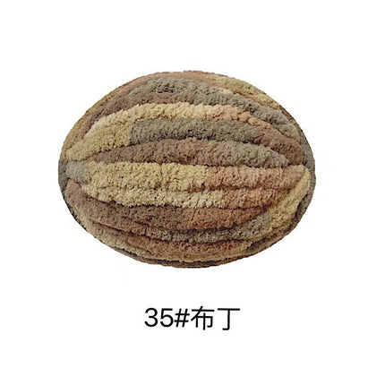 Super Thick Ice Strip Iceland Hand-woven Scarf Hat Blanket Mat Cat's Nest Wool Group Hand-woven DIY Material Bag