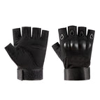 Hard shell half finger Black / M