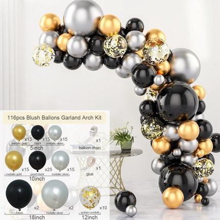 Cross-border Amazon Balloon Chain Arch suit New Birthday Decoration Wedding Room Wedding Balloon Scene Decoration Wholesale