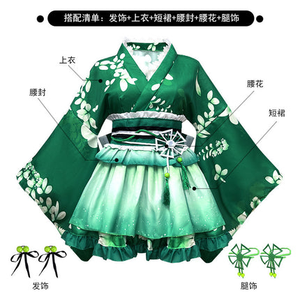 New Women's Japanese Kimono Full lovelive Summer Sacrifice Bathrobe Awakening True Ji Hai Wu Guo cos Suit