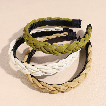 2023 New High-end Sense Hair Clip Hair Hoop Female Elegant Internet Celebrity Face Wash Hair Hoop Simple Non-slip Toothed Hair Accessories