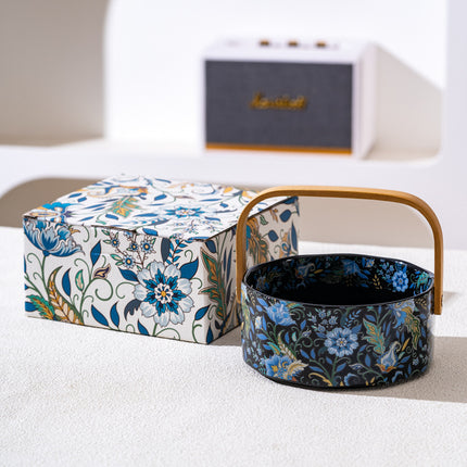 Ceramic Floral Fruit Basket / Corbeille Céramique Florale