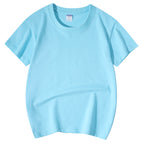 Children's short-sleeved t-shirt children's sky blue / 100cm