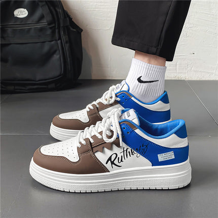 Canvas Shoes Men's Summer Casual Trendy Shoes Burgundy Sneakers American Trendy Brand Niche Design High-End Spring and Summer